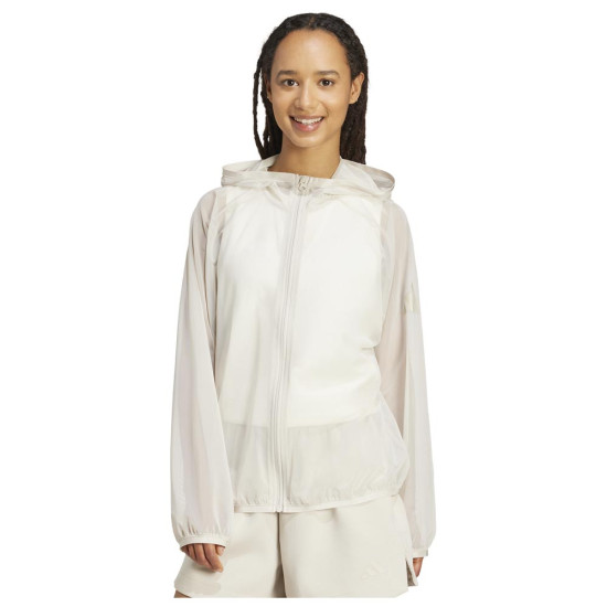 Adidas Γυναικεία ζακέτα All SZN Soft Lux Mesh Full-Zip Hoodie Adidas Γυναικεία ζακέτα All SZN Soft Lux Mesh Full-Zip Hoodie